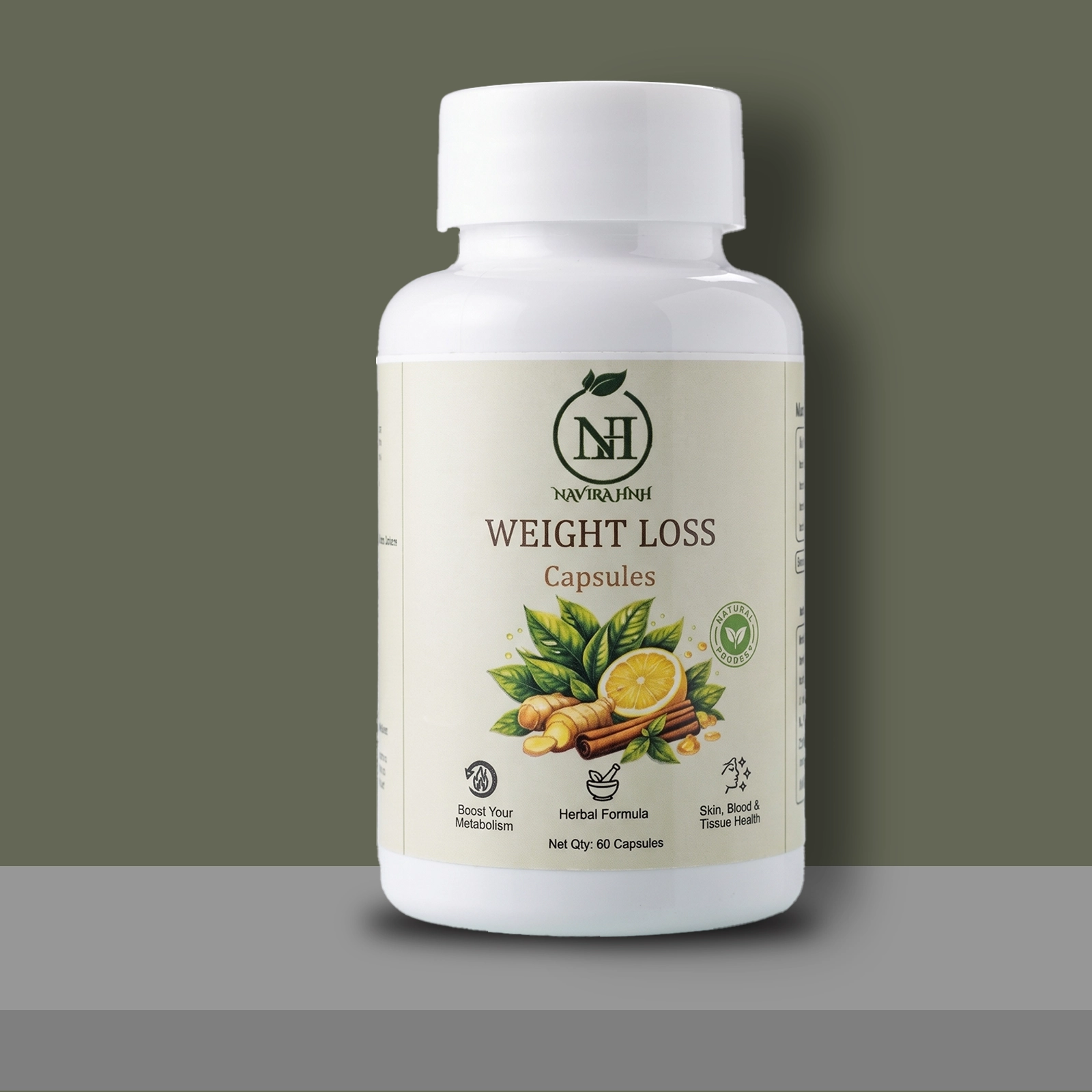 Weight Loss Capsules | Herbal Supplement for Weight Management | Convenient Daily Capsules